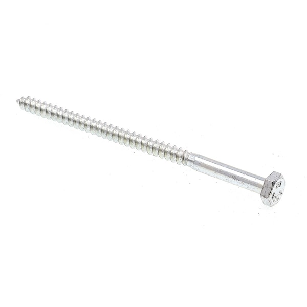 Prime-Line Hex Lag Screw 1/4in X 4-1/2in A307 Grade A Zinc Plated Steel 50PK 9055306 - main
